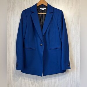 Pendleton Royal Blue 100% Virgin Wool Blazer Size 10